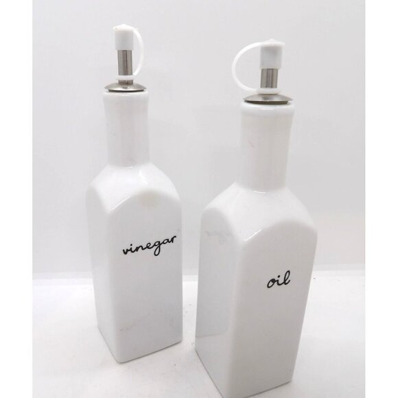 Kitchen Expressions Signature Stoneware Oil & Vinegar Bottles - Picture 3 of 5